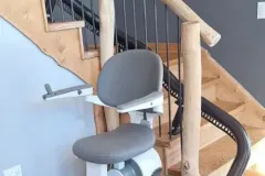 Flow X curved stairlift by ACCESS BDD installed by Windy City Stair Lifts